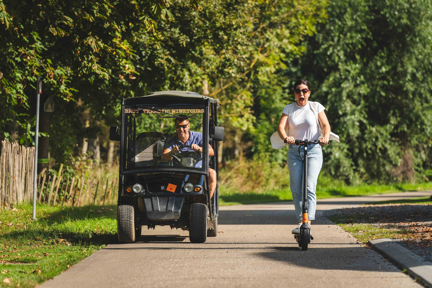 Wijntours | Ontdek de regio in een golfkar incl. lunch + fles Bilzamico - afbeelding 8